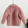 Jackets 8 Colors Children's Faux Fur Coat Baby Teddy Bear Thicken Warm Outerwear Long Overcoat Modis Kids Clothes Winter Y14