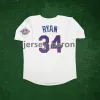 Nolan Ryan Mitchell ve Ness Gerileme Rangers Beyzbol Jersey Astros Craig Biggio Kızılderilileri 99 Rick Vaughn Angels Royals Bo Jackson