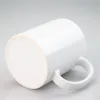 11oz White Sublimation Mugs Blank Ceramic Mugs Ceramic Coffee Mugs Sublimation Blanks Classic Cup for Coffee Milk Hot Cocoa Tea Latte for DIY
