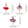 Elegante Balletdanser Broches Prachtige Kristallen Fee Broches Reversspeld Bruiloft Mode-sieraden Geschenken Kleding Badges