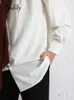 Bloups feminina camisas zadily primavera minimalista de manga longa camisa Mulheres Mulheres estilo coreano Treça sólida camisetas de tamanho grande