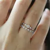 Кольца кластера Изящные для женщин Простые милые модные полые обручальные кольца с кристаллами циркона на палец, ювелирные изделия, вечерние распродажи KCR110M