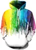 3D Oil Painting Tie Dye Hoodie Tracksuit Fitness Body Building Men Hoodies en broek Joggers Casual pak Set RA07