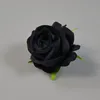 50 pcs Artificielle Velours Rose Tête De Fleur Real Touch Rose Soie Fleur De Mariage Bouquet De Mariée Corsage Poignet Fleur Décoration Dia 7 cm