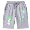 2024 Summer Vlone Pantalones para hombres Pantalones cortos de marca VlonesSweat FRIENDS Terry Casual Primavera Verano Pantalones elásticos para hombres y mujeres pantalones cortos vlone en popular