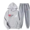 Black Trapstar Tracksuit Trapstar 달리기 농구 스포츠웨어 디자이너 Home Mens Hoodies and Pants Loose Tech 남자 여자 긴 소매복