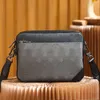 10a Retro Mirror Quality Designer Bag för Cro Body Meenger High Quality Houlder Crobody Men.