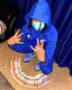 Men's Tracksuits Trapstar Man Set Chenille Decoded Hooded Tracksuit Bright Dazzling Blue White trapstar jacke schwarz Embroidered Woman New high end 4001ESS