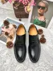 Dress Shoes Top Quality Fashion Black Patchwork Mens Leather Round Toe Formal Elegant Luxury Wedding Suit Casual Office Loafers