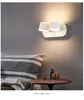 Wandleuchte, Schlafzimmer, Nachttisch, LED, Wohnzimmer, Hintergrund, drehbar, doppelseitig, leuchtendes Licht, Dekor für