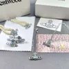 Viviane-Halskette, Designerin Viviennes Westwoods, luxuriöser Hip-Hop-Schmuck, Pins, Saturn, lackierte Perlenkette, personalisierte klassische Büroklammern, Planet-Perlenkette