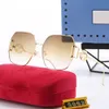 Designer Vintage Square Lunettes de soleil Femmes Siamois Lunettes de soleil surdimensionnées pour femmes hommes Marque de luxe sans monture Ocean Lens Big Shades Oculos De Sol