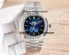 GR Factory Made V2 Men's Watches 5726-1A 40mm Automatic Mechanical PP Watch CAL.324 Glow Waterproof 904L Stainless Steel Sapphire Sun Moon Star Wristwatch-3