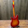 Вишнево-красная 12-струнная электрическая джазовая гитара Ricken полуполая джазовая гитара Ricken 330