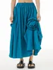 Jupes jupe 3D fleur bourgeon femmes été dans les vêtements irréguliers gothique Y2k longue robe Harajuku pour la mode mignonne 2023