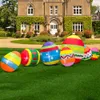 Other Event Party Supplies Easter Bunny Arch Home Outdoor Inflatable Decoration Dinosaur Rabbit Egg Decorations Build In LED Light DIY Garden Party Prop 230404