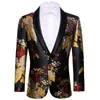 Men's Suits Luxury Silk Blazers For Men Silver Gold Red Blue Purple Black Coat Male Suit Jacket Slim Fit Wedding Dress Barry.Wang