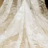 ウェディングドレスのアクセサリー刺繍レースの白いテーブルクロスレース生地装飾カーテンソファでいっぱい122260