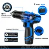 Electric Drill 12V Cordless Electric Screwdriver Drill Machine Ratchet Wrench Power Tools Electric Hand Drill Universal Battery by PROSTORMER 230404