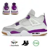 Jumpman 4 4S Pine Green Basketball Shoes With Box Retro Jorden4 Angeles Dodgers Purple Fire Red Thunder Sail White Military Black Cat Seafoam Mens Trainers Sneakers