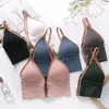 Camisoles & Tanks Women&#39;s Tube Top Front Zipper Crop Tops Bra Women Camis Sexy Triangle Cup Navel Backless Underwear Camisole