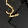 Tasarımcı Broş Kadın Pinler Popüler Mektup Broşlar Erkek Altın Broche Ysll Lüks Hediye Partisi Yıldönümü Düğün Takı