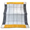 Couverture à lettres rayées, épaisse et chaude, 70% laine, écharpe, châle, idéale pour le canapé, le canapé-lit