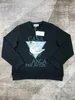 Męskie swetry w rozmiarze plus w jesieni / zima maszyna do drukowania e Custom Jnlarged Detail Crew Neck bawełna R434T