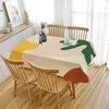 Tafelkleed Scandinavische stijl abstract tafelkleed Oxford waterdichte rechthoekige hoes voor keuken woonkamer