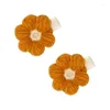 Hair Accessories Baby Nylon Headbands Handmade Crochet Flowers Woolen Kid Elastic Hairbands Girls Clips Children Fashion