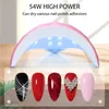 Sèche-ongles HALAIMAN Smart Timing UV LED Lampe Capteur automatique Gel Vernis Séchage Professionnel Art Équipement Outils