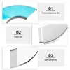 Wall Stickers 5pcs Stainless Steel Pipe Covers Pipeline Hole Water Cover Decors