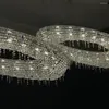 Avizeler Led Kolye Lambası Yaratıcı Modern Lüks Kristal Kişilik Tasarımcısı Villa Lobi Dekoratif Işık