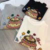 Heren T -shirts Ader T -shirt Zomer cake handdoek geborduurd alfabet paar niche top en dames casual losse ins 230404