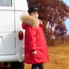 Manteau en duvet pour filles, veste d'hiver de Style coréen, parka à la mode pour enfants, vêtements d'extérieur épais et chauds pour adolescents de 5 à 15 ans