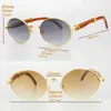 Diseñador de lujo gafas de sol de verano Tendencia Madera Mujer Gafas de sol Personas Moneda Prestamos The Sol Computadora Gafas de lectura bifocales Hombres Lector Gafas ovaladasKajia