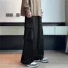 Pantalons pour hommes Pantalons Hommes Rétro Japonais Européen Élégant Hip Hop Cargo Pantalons Pantalones Mode High Street Casual Baggy Étudiants Unisexe Ins 230404