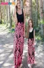 Moderdotterklänning Familj Matchande kläder Neon Coral Black Damask Maxi Dress Baby Girl Summer Mommy and Me Clothes Dresses 2104678567