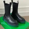 Botas de pneu designer feminino sapatos casuais dos homens tênis couro genuíno chelsea martin boot motocycle topdesigners067