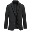 Costumes pour hommes 2023 mode élastique pli Version coréenne de Gentleman loisirs confortable mariage beau président homme Blazer