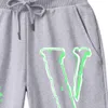 2024 summer vlone Men's Pants Brand shorts pants VlonesSweat FRIENDS Terry Casual Spring Summer Elastic Trousers for Men and Women shorts vlone on popular