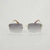 designer sunglasses sunglasses for women Vintage Rimless Men Women Metal Frame Square Eyeglasses Shades Oculos Gafas for Outdoor Club Accessories 011BKajia