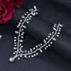 Saç klipleri DZ052 Lüks Düğün Alne Başlık Kadın Head Band Girlsessories Pageant Gelinler Tiara ve Başlık Kafası Takı