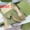 Été nouvelles femmes sandale plage chaussures de créateur 100% cuir boucle de ceinture talon épais talons dame sandales métal peau de vache travail femmes chaussures taille 35-41-42 semelle en cuir véritable