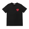 Palm Chaopai Angel Pins Love Broderie T-shirts à manches courtes Hommes et femmes Couples High Street Loose Half