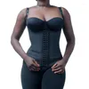 Femmes Shapers Latex taille formateur Cincher Faja ceinture gilet complet corps Shaper acier désossé Corset femmes Shapewear grande taille