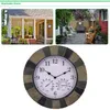 Wall Clocks Waterpoof Clock Temperature Humidity Decorative For Kitchen Bedroom Home