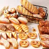Party Decoration Heart Shape Donut Model Simulated Bread Pastry Realistic Creative Bakery Display