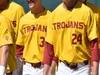 NCAA College USC Trojans Baseball Jersey Austin Overn Cole Gabrielson Ethan Hedges Nick Lopez Johnny Olmstead Bryce Martin-Grudzielanek Carson Wells McGwire Clift