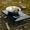 Móveis de acampamento dobrável alumínio acampamento ao ar livre portátil mini mesa gadgets ultraleve para viagens piquenique churrasco